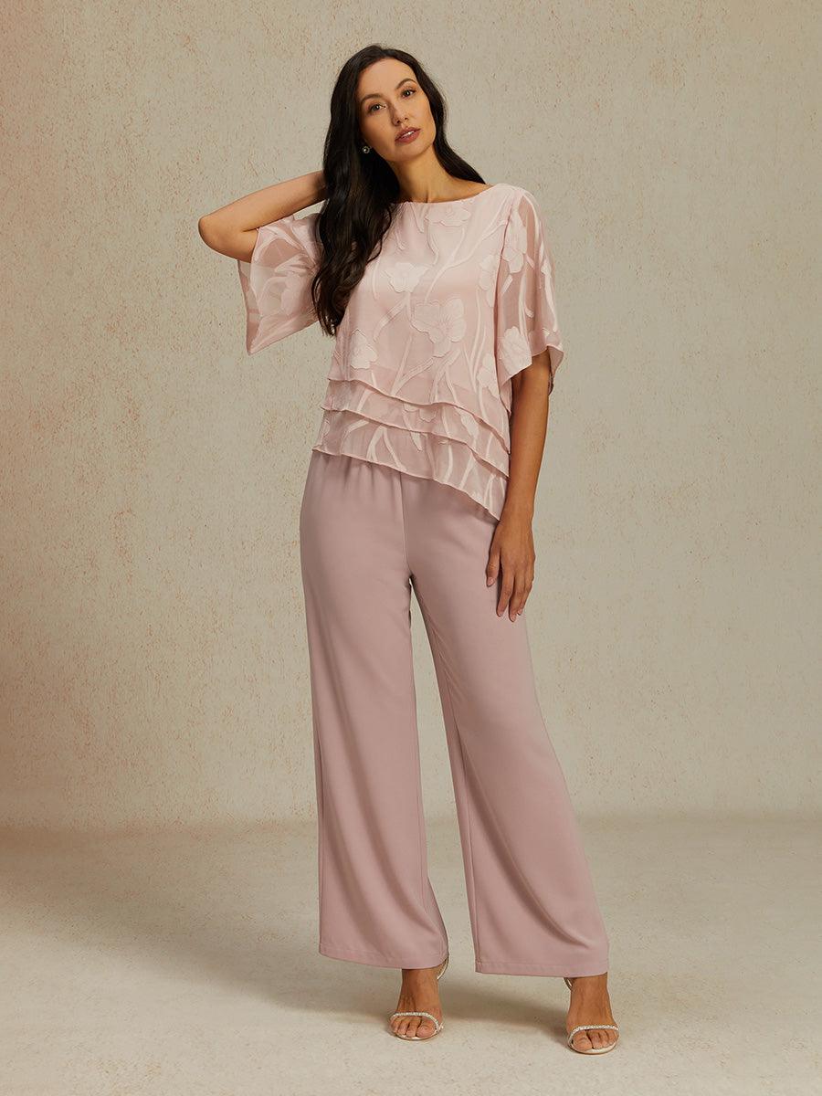 Chiffonbluse mit Blumenmuster