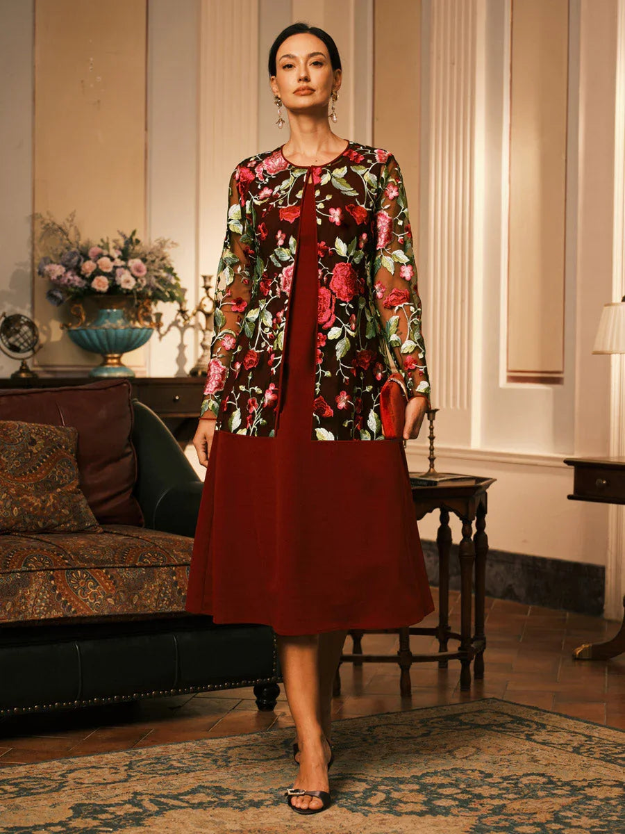 Floral Embroidered Lace Jacket
