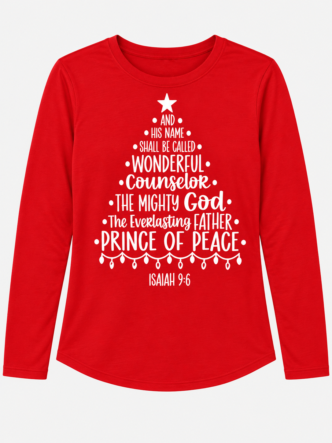 Christmas Letter Graphic Tee