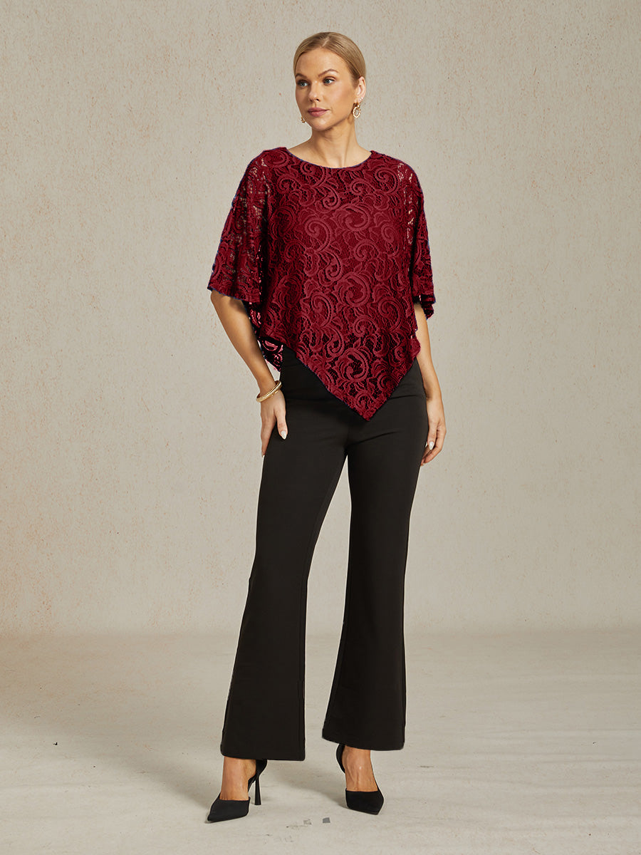 High Stretch Bootcut Pants with Slimming Leg Shape and Mid Rise with Pockets