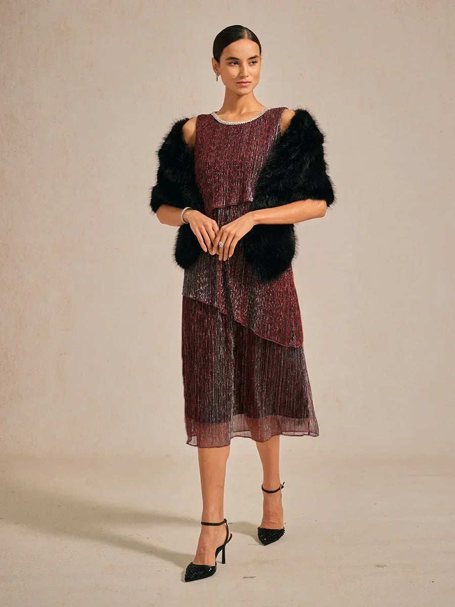 Chiffon Bloemenlaagjes Blouse