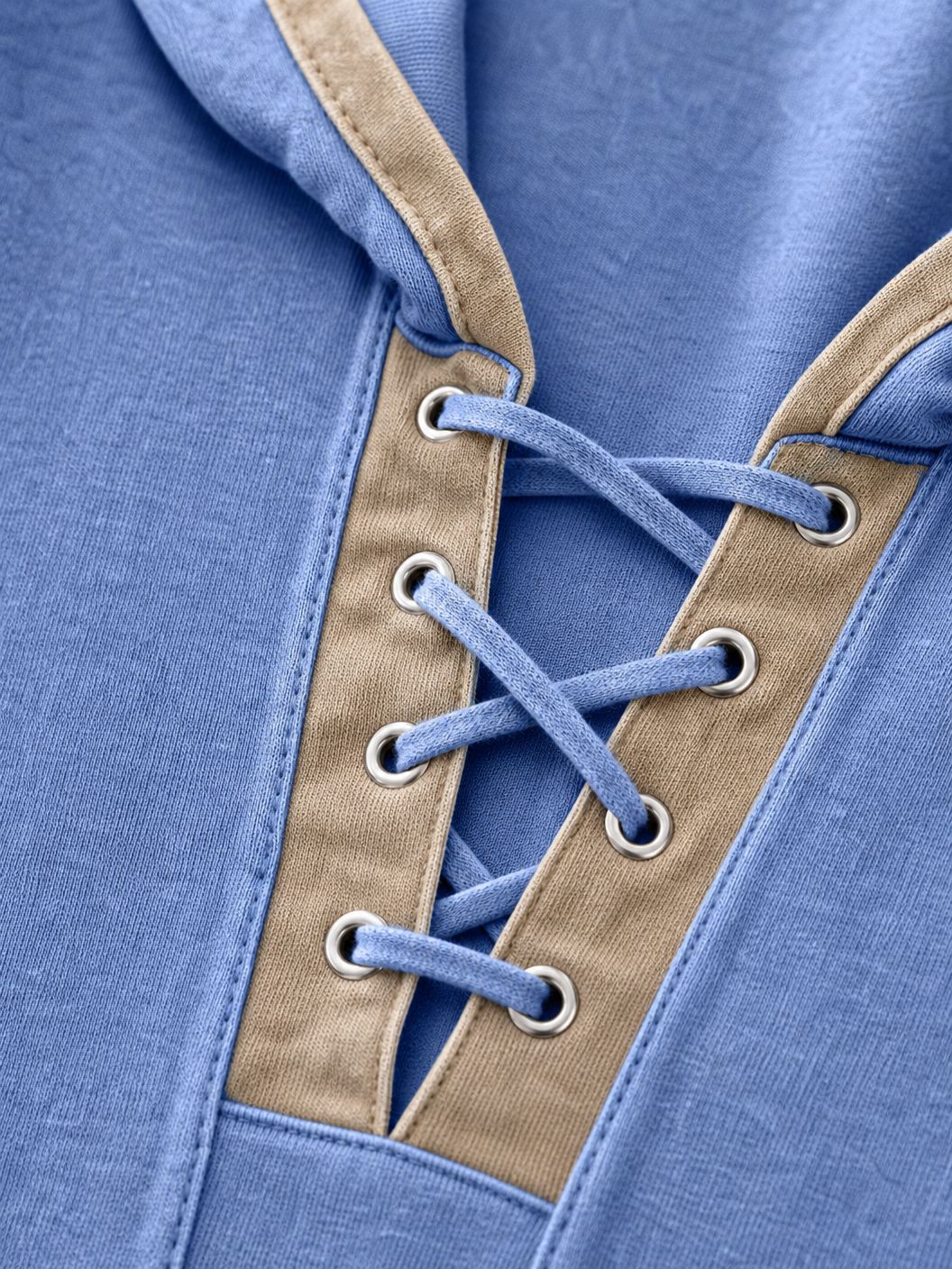 100% Washed Cotton Hooded Top