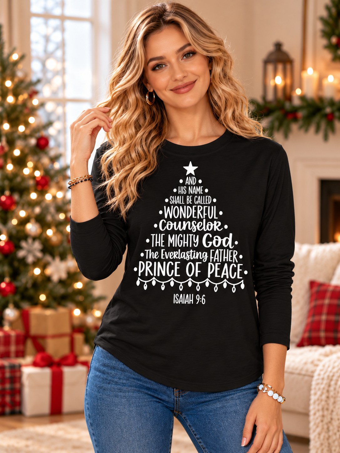Christmas Letter Graphic Tee