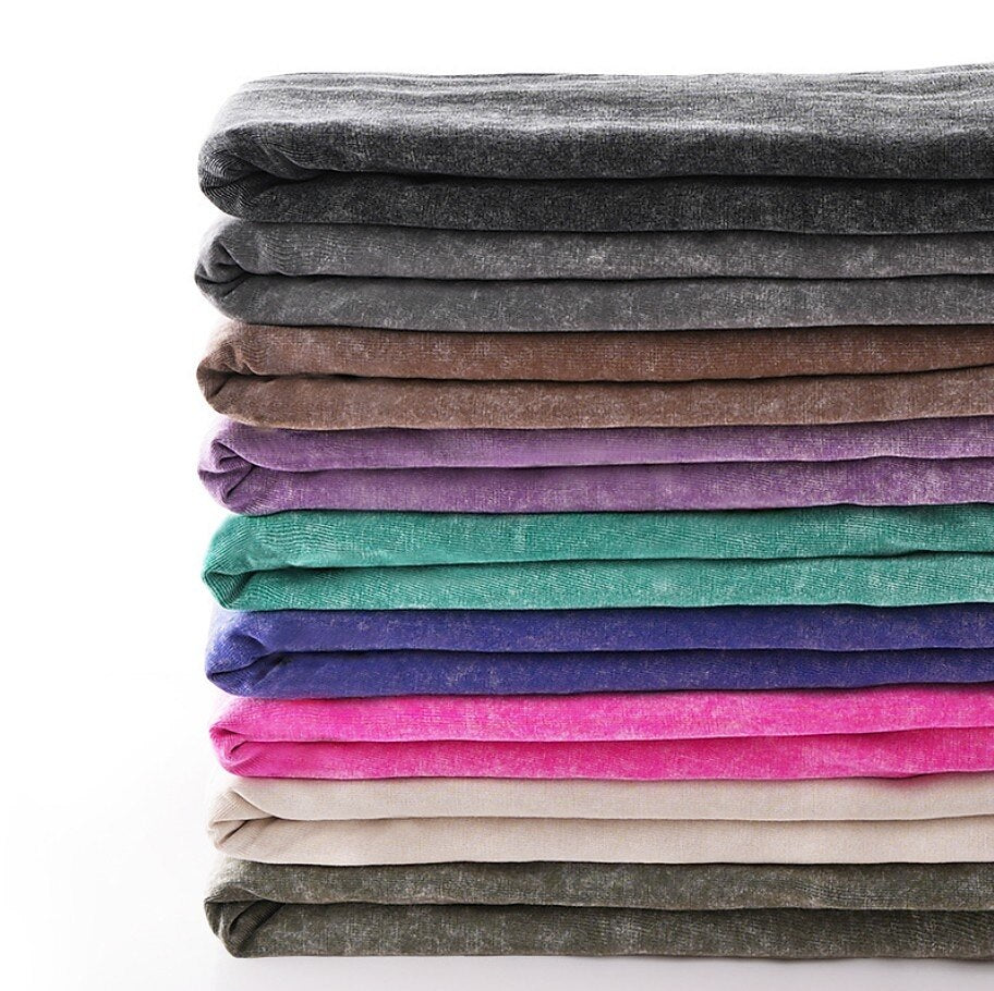 100% Cotton Washed Henley Tee
