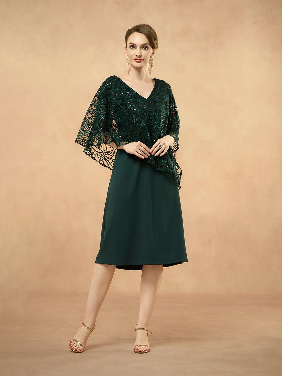 Robe mi-longue en mousseline à volants