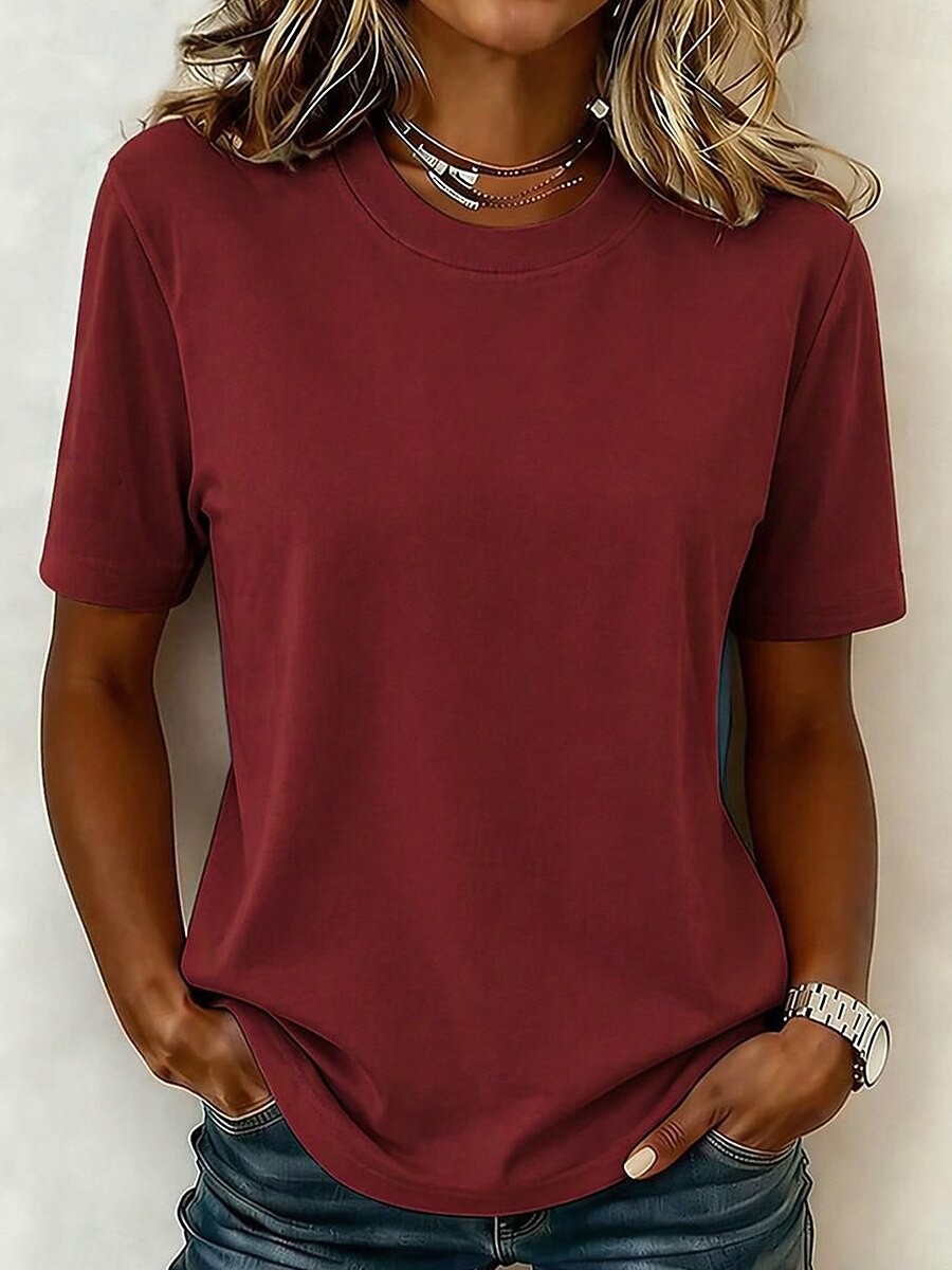100% Cotton Crew Neck Tee