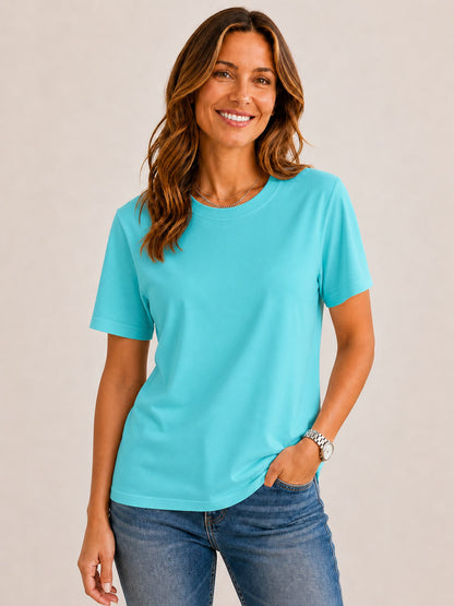 100% Cotton Crew Neck Tee
