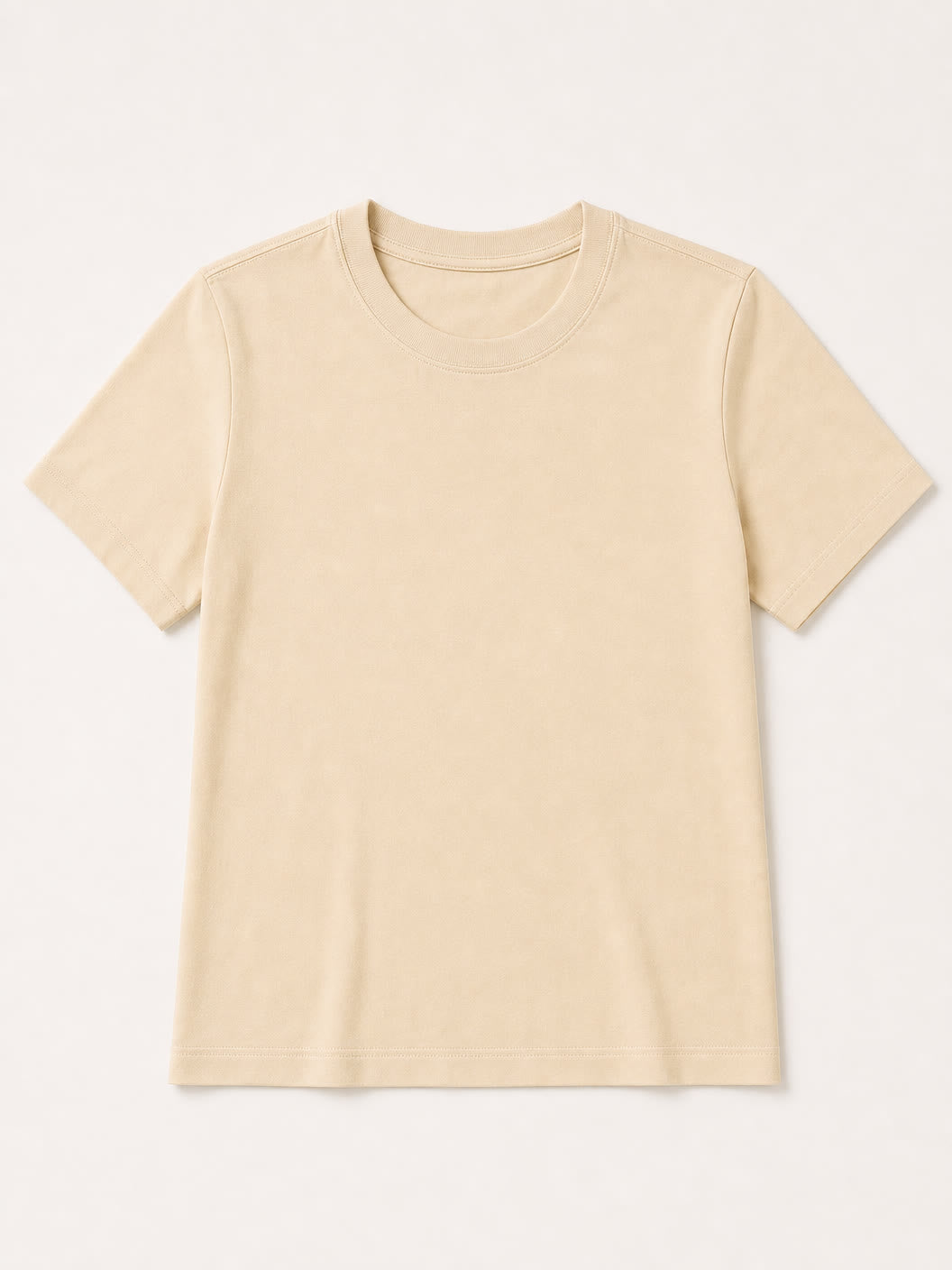 100% Cotton Crew Neck Top