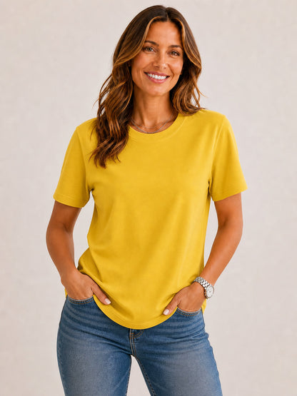 100% Cotton Crew Neck Tee
