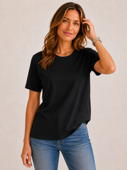 100% Cotton Crew Neck Tee
