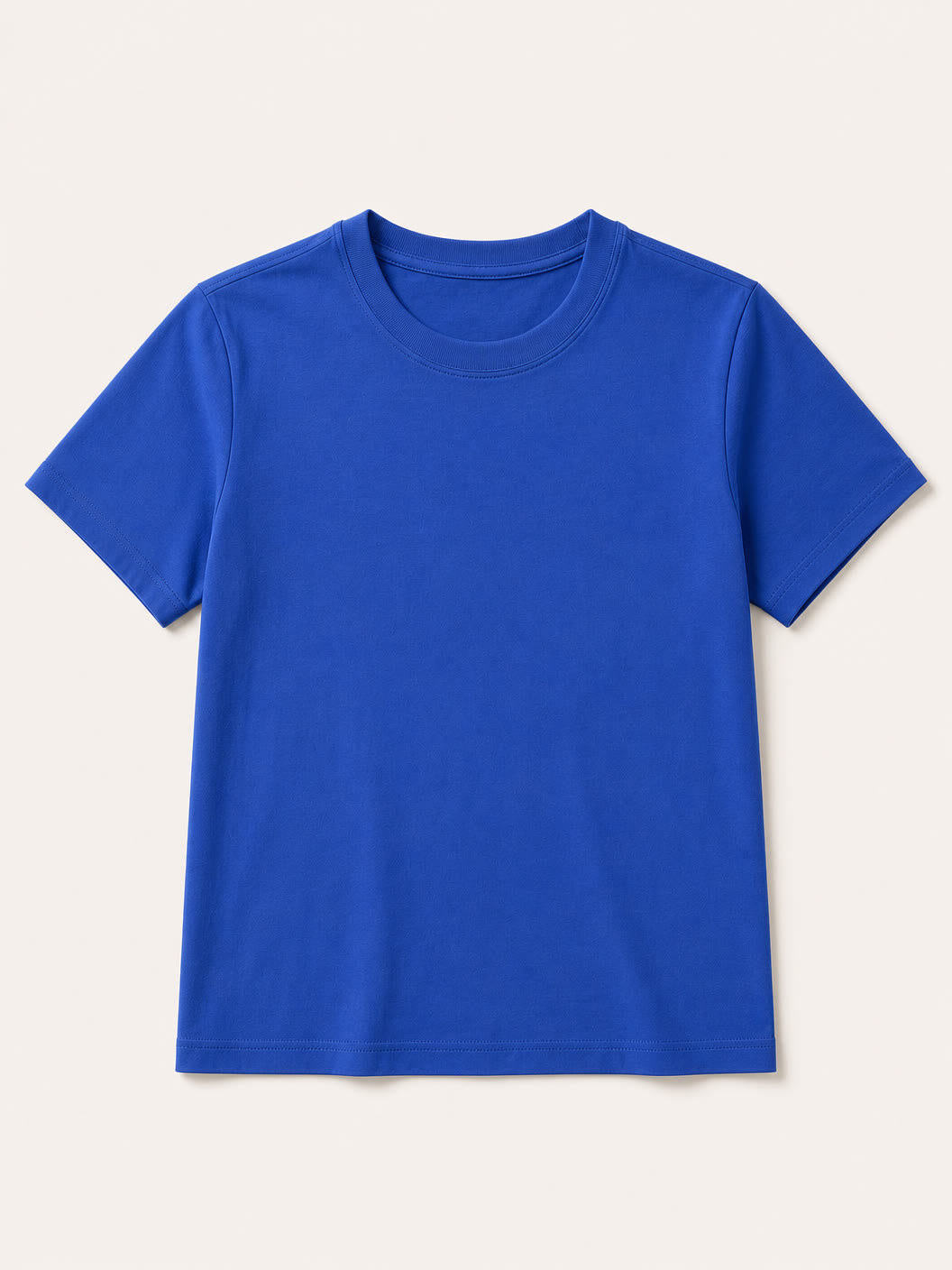 100% Cotton Crew Neck Top