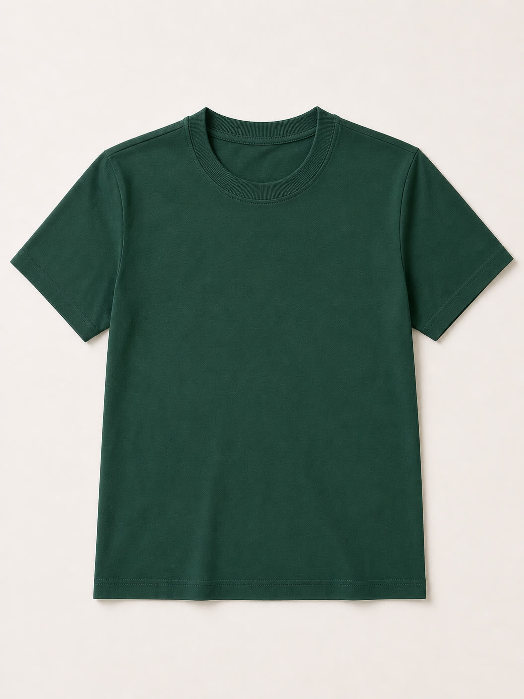100% Cotton Crew Neck Top