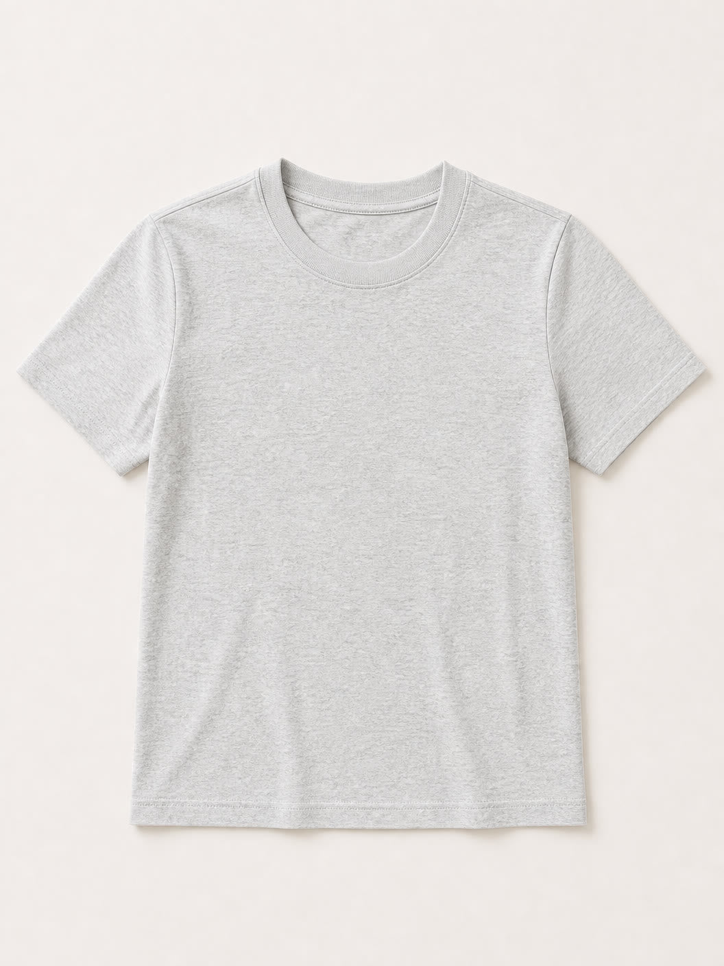 100% Cotton Crew Neck Top