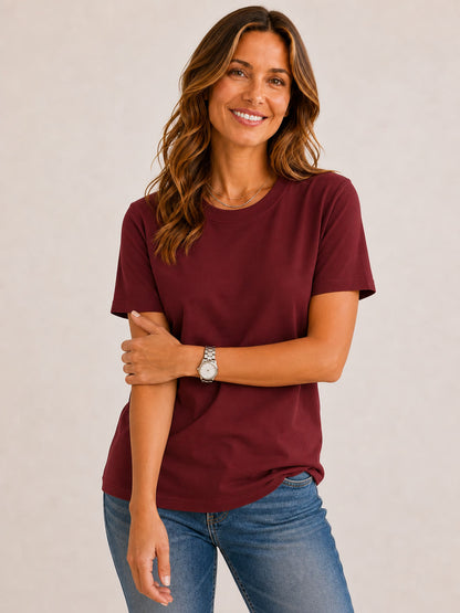 100% Cotton Crew Neck Tee