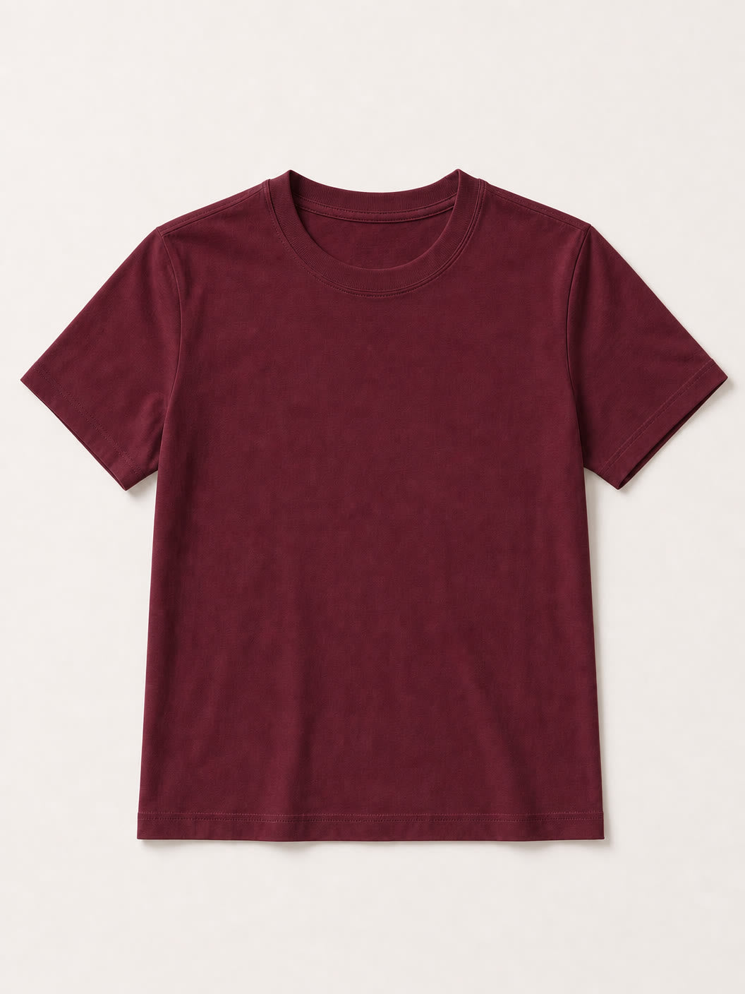 100% Cotton Crew Neck Top