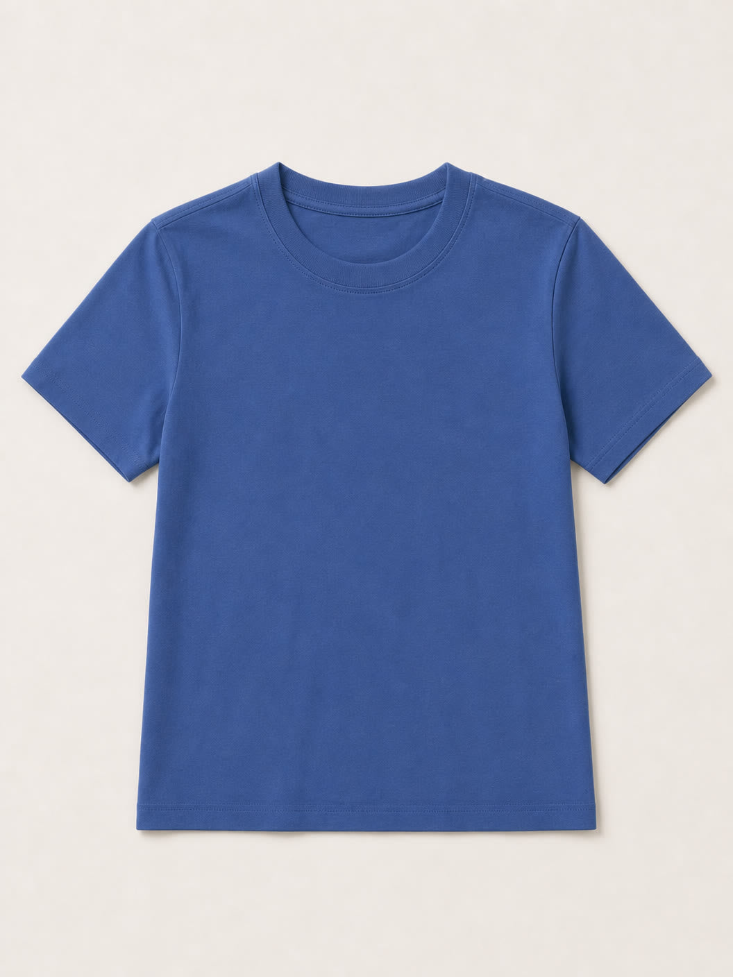 100% Cotton Crew Neck Top