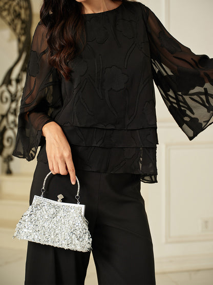 Shimmering Crystal Evening Bag