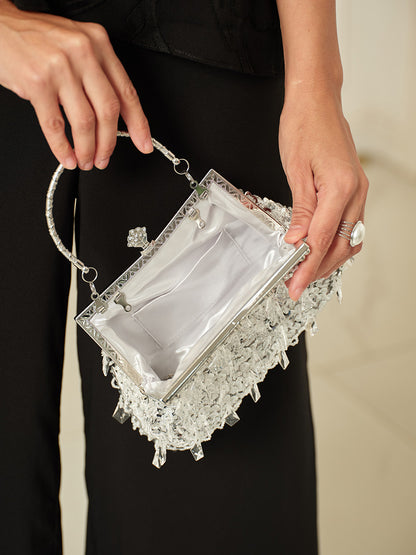 Shimmering Crystal Evening Bag