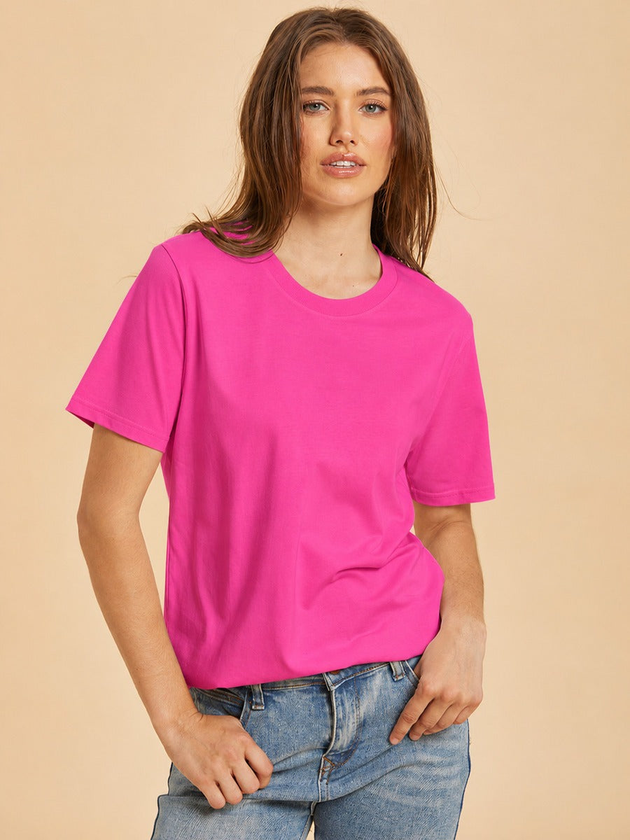 100% Cotton Crew Neck Tees