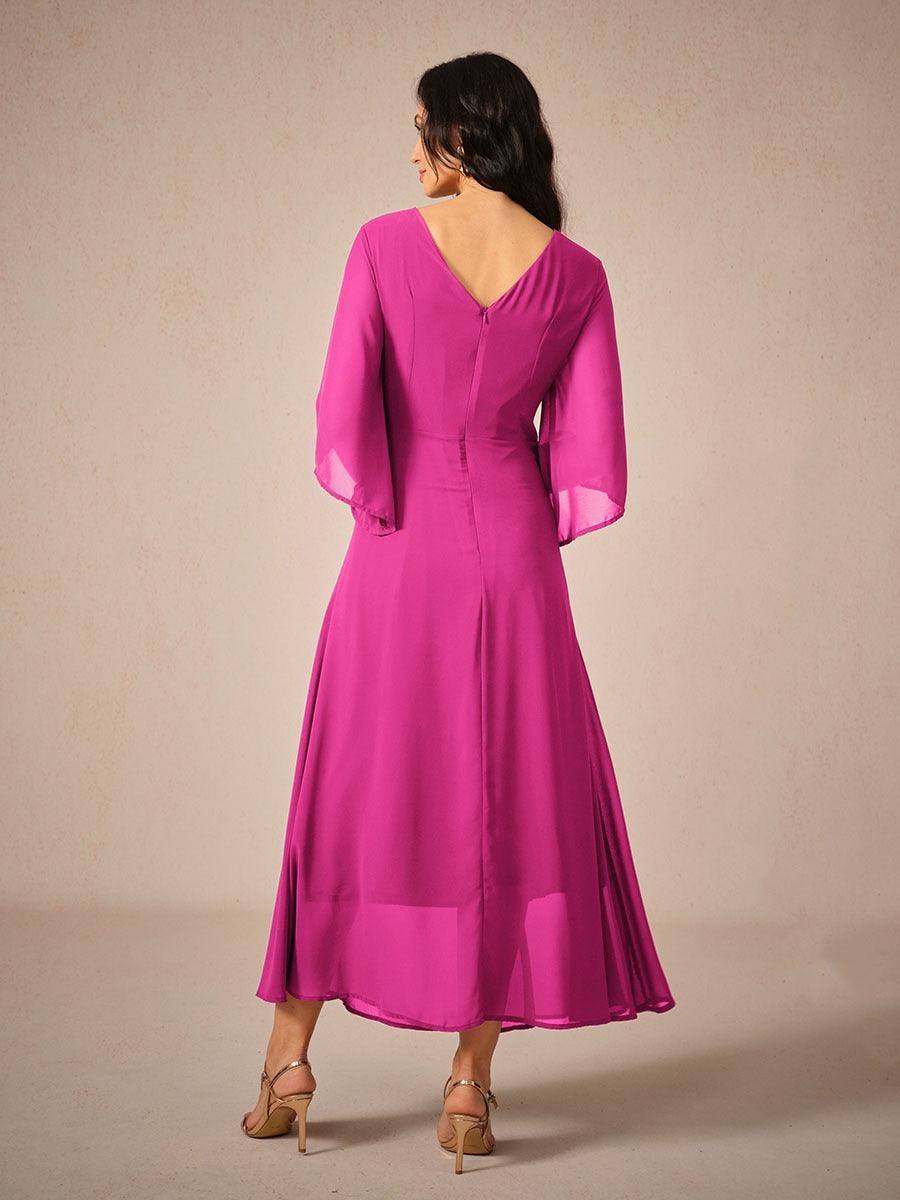 Twisted Ruffle Pearl yarn Maxi Dress