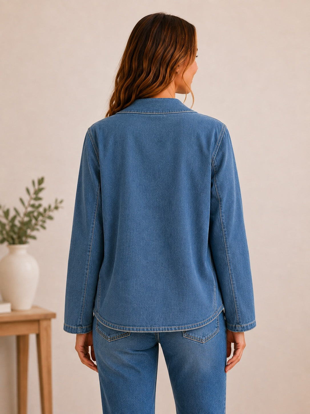 Vintage Patchwork 100% Cotton Shirt