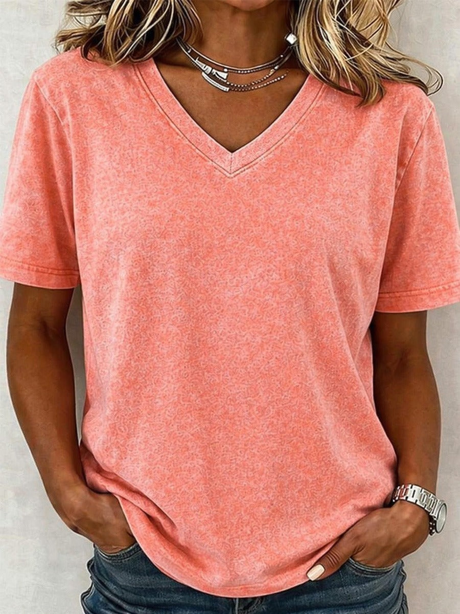 100% Cotton V Neck Tees