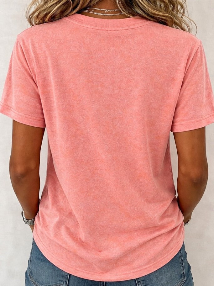 100% Cotton V Neck Tees