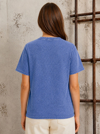 Women's 100% Cotton Short Sleeve Tees