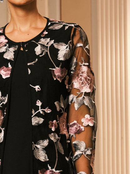 Embroidered Tulle Jacket