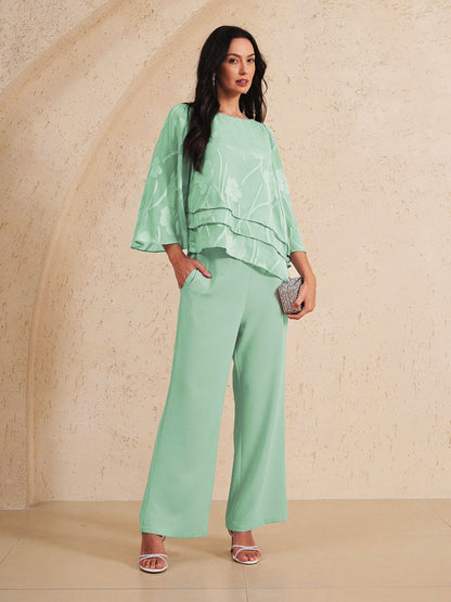 Chiffon Floral Layered Blouse