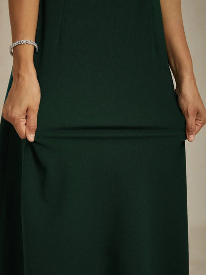 Sleeveless Sheath Midi Dress