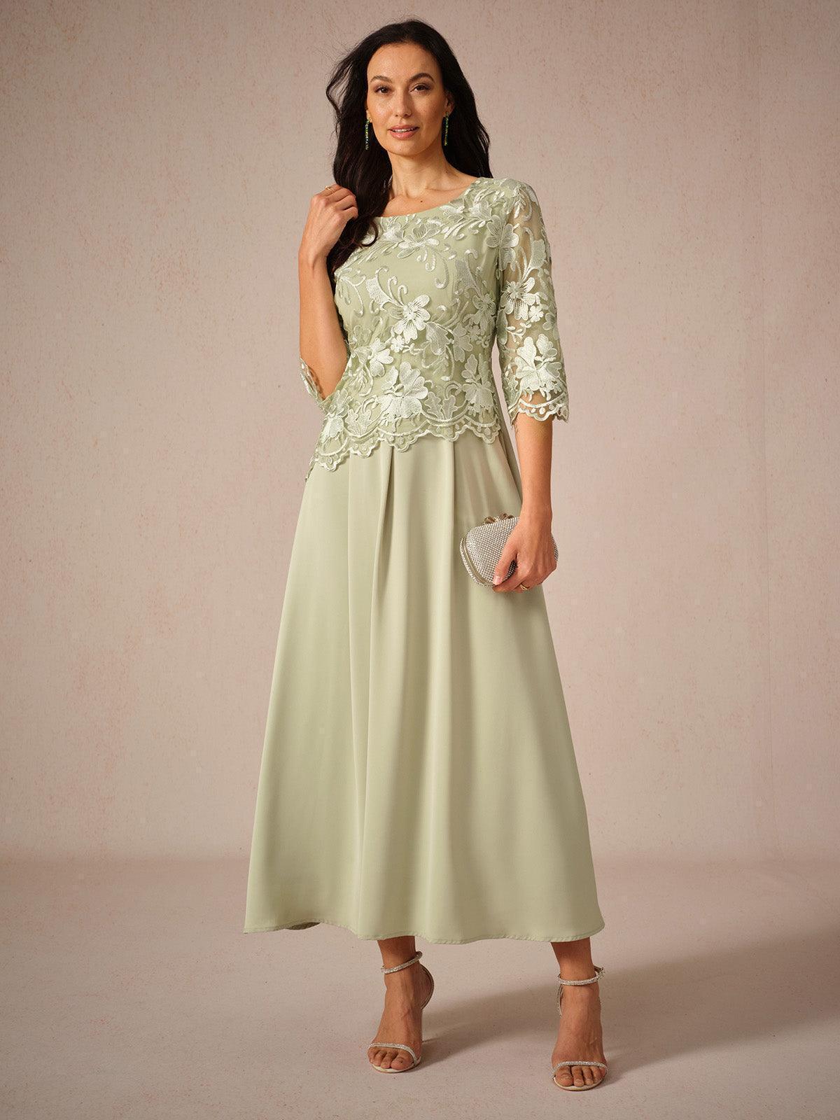 Ruffle Ruched Lace Maxi Dress