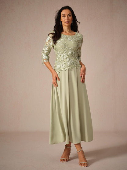 Ruffle Ruched Lace Maxi Dress