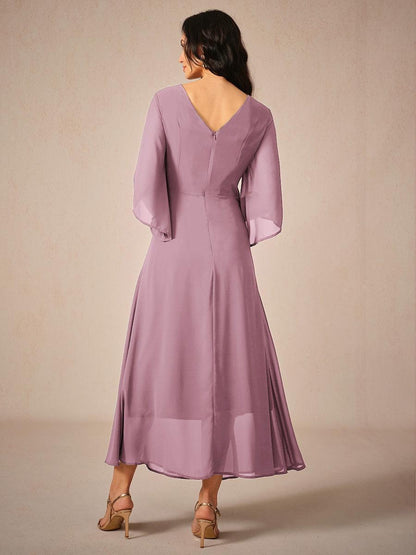 Twisted Ruffle Pearl yarn Maxi Dress