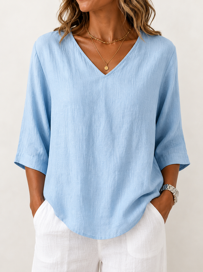 Vintage Cotton Blend Blouse