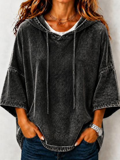 Washed 100% Cotton Hooded Sweatshirts