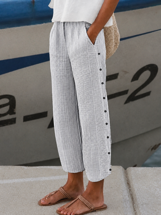 Women's Cotton Blend Capri Pants