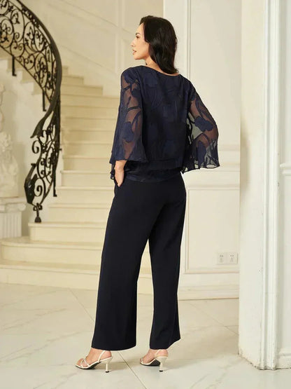 Chiffon Bloemenlaagjes Blouse