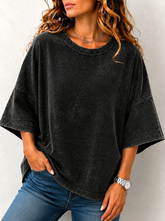 Washed 100% Cotton Blouse