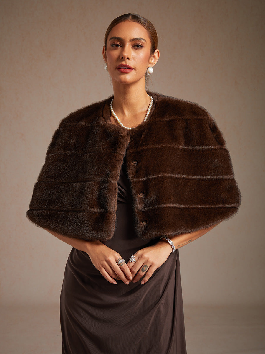 A-Linien-Kleid aus Rosettenspitze mit Paillettenverzierung