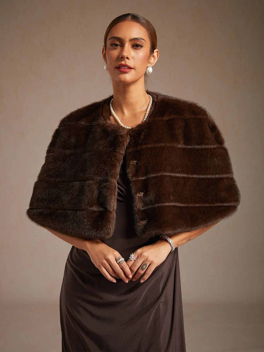 A-Linien-Kleid aus Rosettenspitze mit Paillettenverzierung