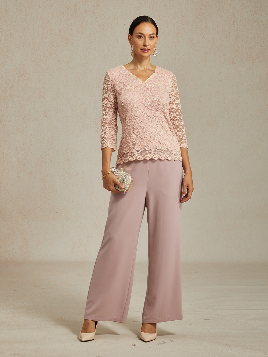 Elegantes Spitzentop mit Fledermausärmeln