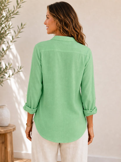 Effortless Comfort Cotton Linen Shirt