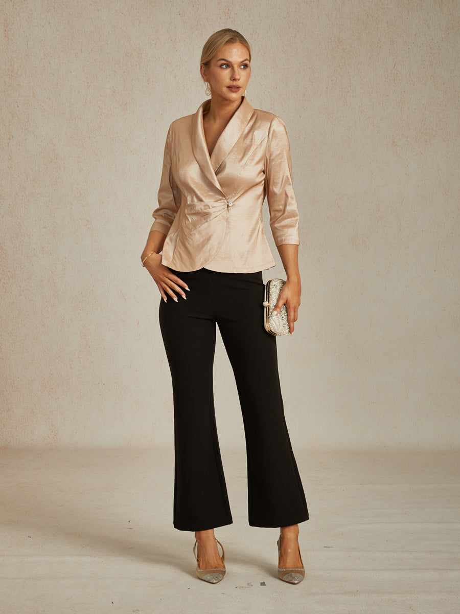 Chiffonbluse mit Blumenmuster