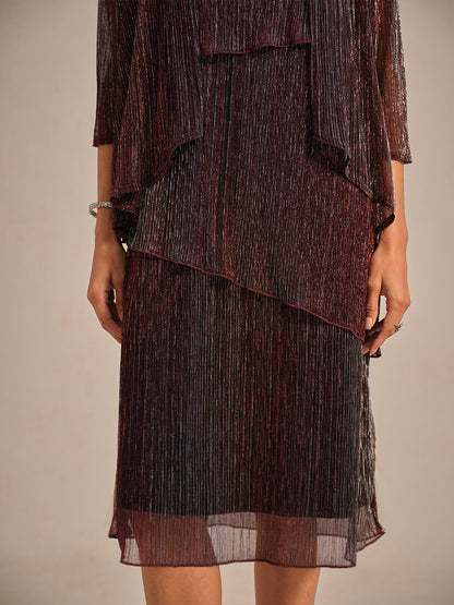 Chiffonbluse mit Blumenmuster