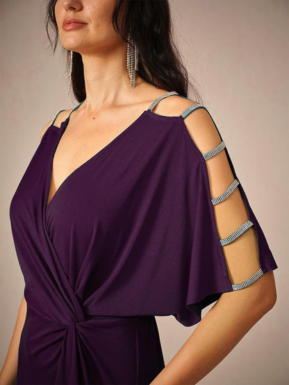 Cutout-Twisted-Eggplant-Knit-Dress-Eggplant-S11923180