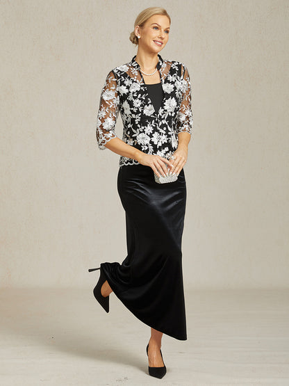Elegant Long Velvet A-Line Skirt