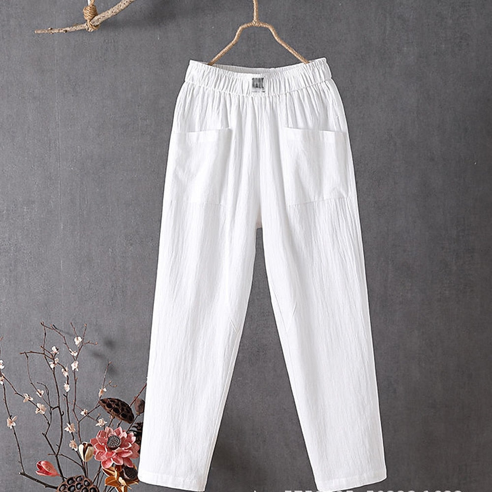 Everyday Cotton Baggy Pants