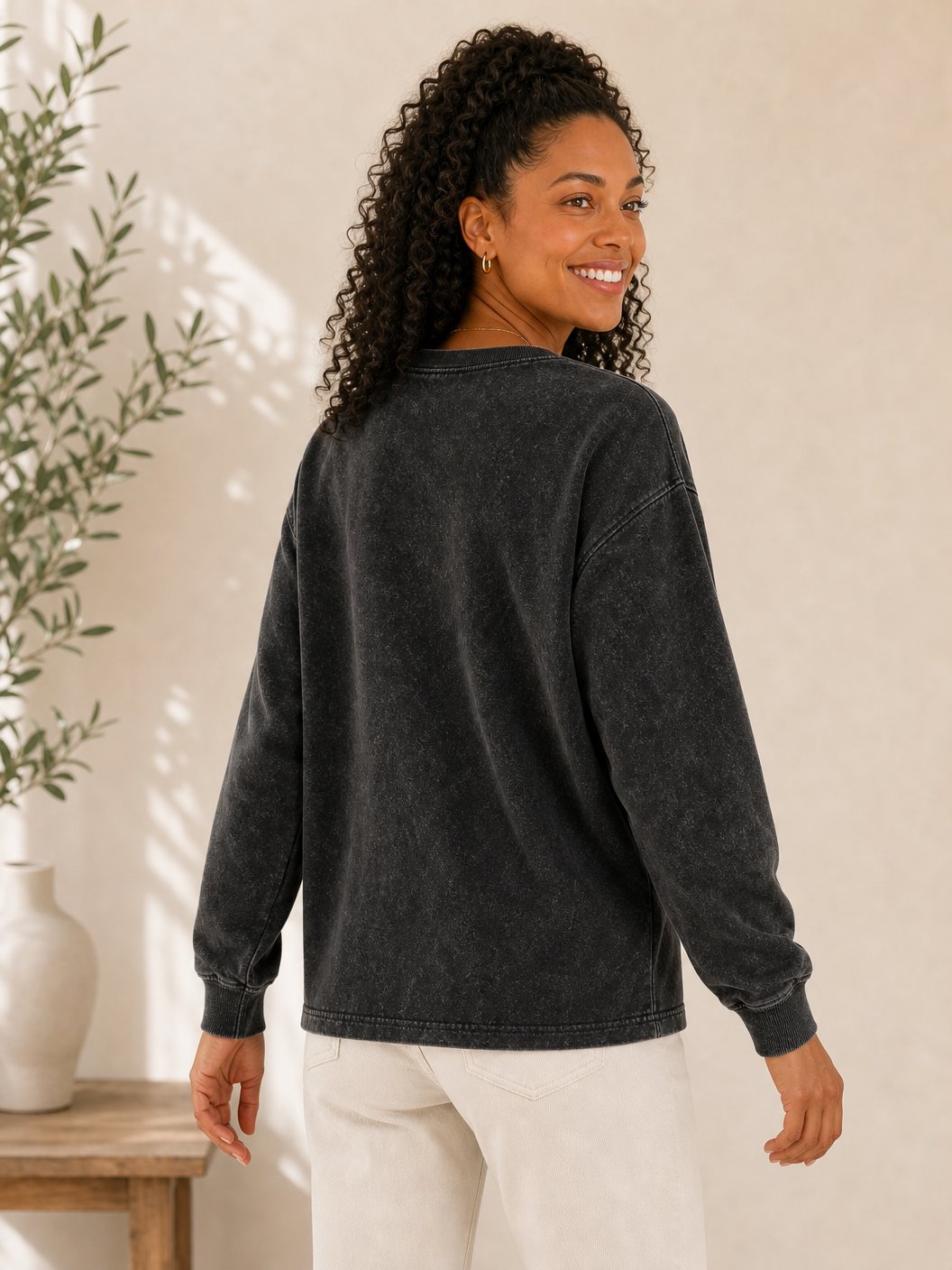 100% Cotton Crewneck Sweatshirt