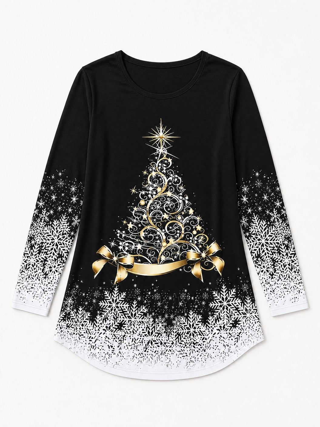 Santa Claus Christmas Tunic Tee